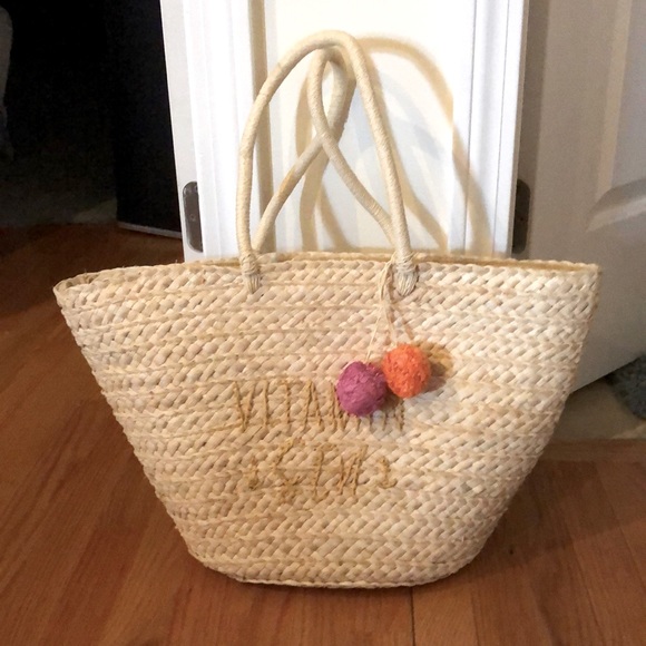 MIMI Handbags - MIMI🏖 INSULATED WOVEN STRAW COOLER TOTE BEACH BAG